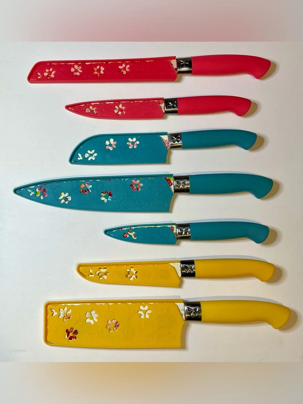 The Pioneer Woman Wildflower Whimsy 7-Piece Cutlery Knife Set - Limited Edition